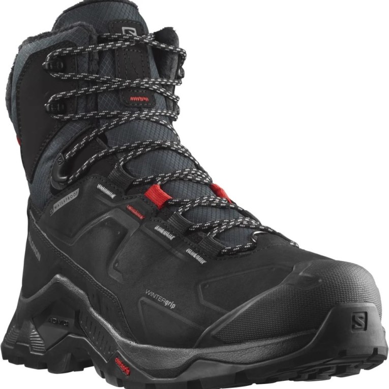 Botas de Inverno Salomon Quest Inverno Thinsulate Climasalomon Impermeáveis Feminino Pretas | PT A52610